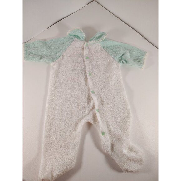 Vintage Strawberry Shortcake 1980 Lullaby Land Baby Footie Sleeper PJs Sz 0-3 ? - Picture 3 of 4